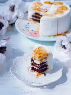 Scorch rice cake