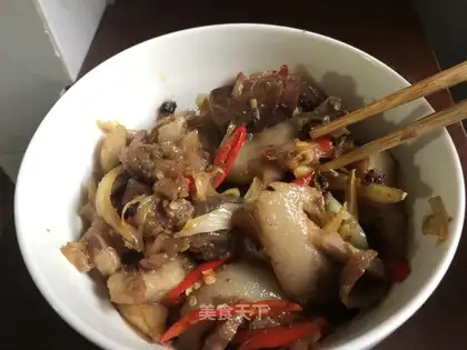Fried pork