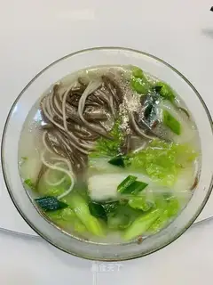 Japanese soup with double sides