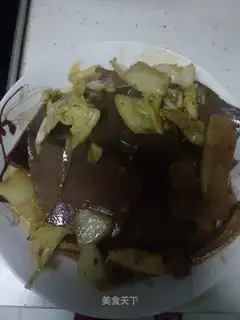 Pig blood cabbage