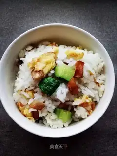 Apricot egg fried rice