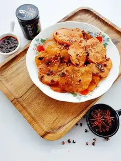 Spicy potato chips