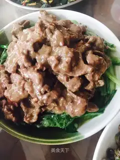 Mustard blue beef