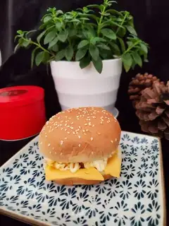 Slick cheeseburger