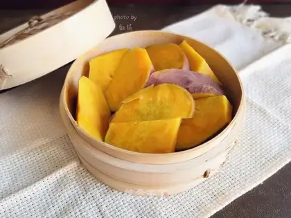 Steam potatoes