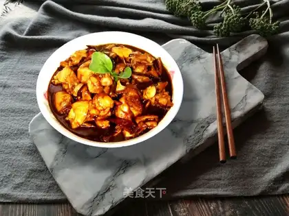 A red roasted chicken