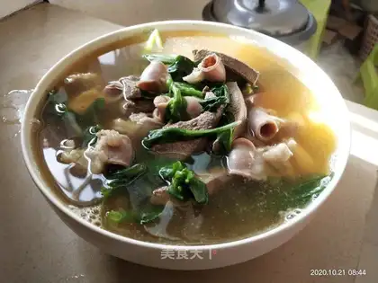 Piggy greasy soup