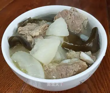 The radish steak stew