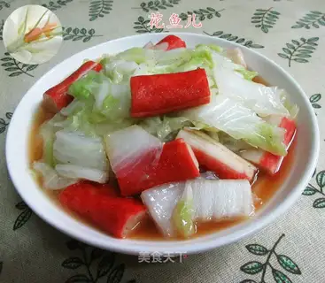 Crab-fried cabbage