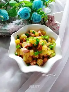 Scrambled potatoes