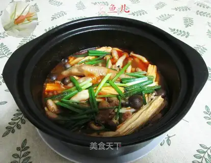 Crab-fruit chicken claws