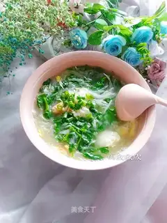 # Rhobbish pea-tip soup #