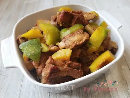 Pumpkin burn ribs