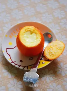 Fresh orange eggs