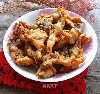 Fry pepper mushrooms