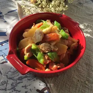 Chicken and vegetables