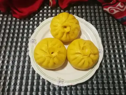 Carrot, tofu powder buns