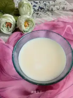 Handmade red potato milk