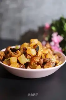 Roach and lamb stew