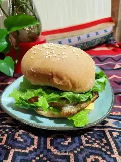 Bacon eggburger