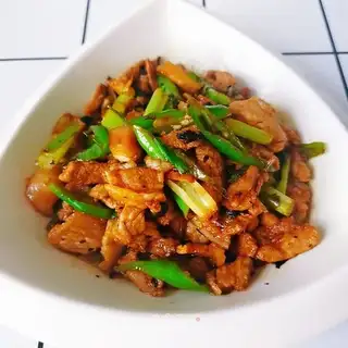 Fried meat