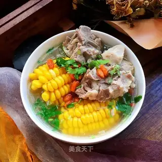 Taste corn chop soup