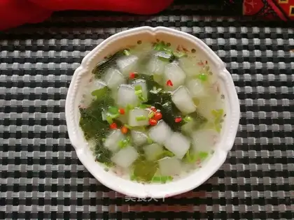 The seaweed sprouts