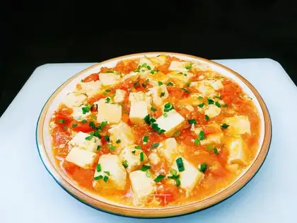 Tomato stew tofu