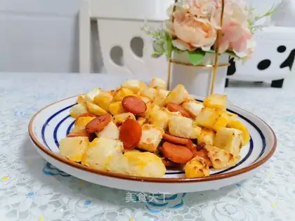 Scrambled sausage