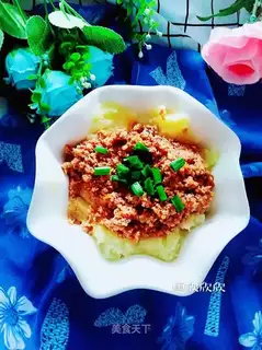 Spam mashed mushrooms