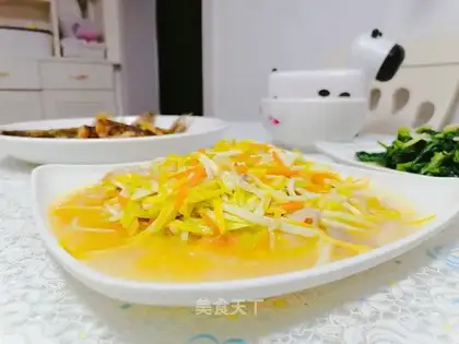 Garlic fried meat