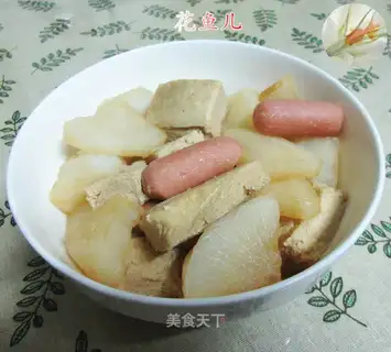 Fresh intestines, tofu carrots
