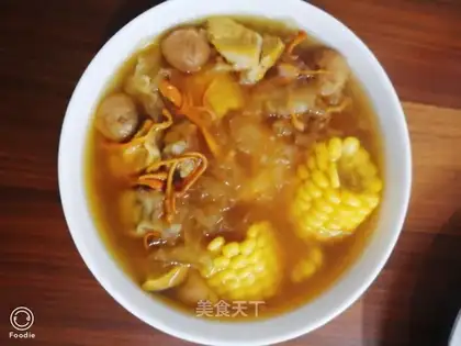 Autumn corn silver earworm weed soup
