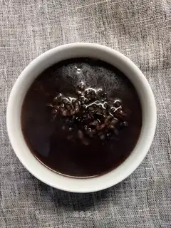 Black rice congee