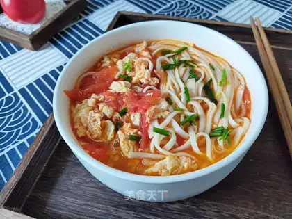 Tomato egg noodles