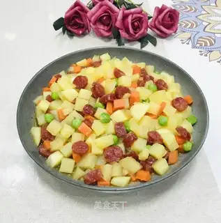 Weenie steamed potatoes