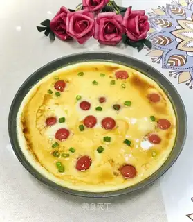Potato steamed eggs
