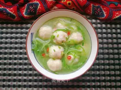 Shrimpball soup