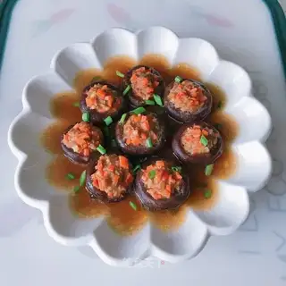 Scrambled mushroom carrots