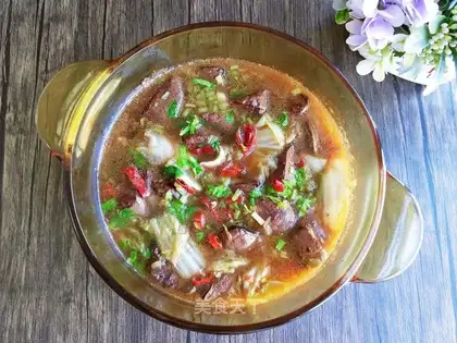 Pork blood stew