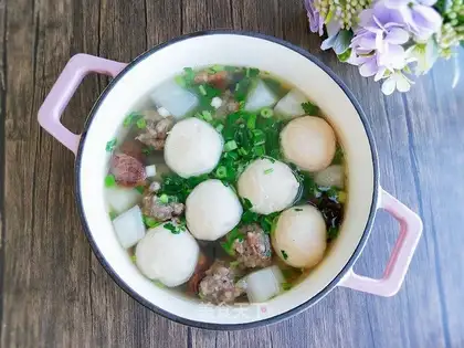 Doubleball radish soup