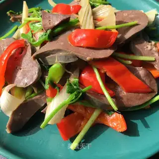 Spicy lamb lungs