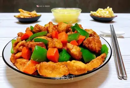 Pepper carrot, fried chicken