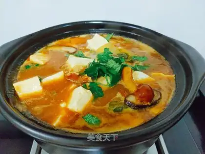 Cinnamon mushroom tofu