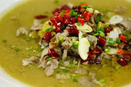 Gold soup, sheep