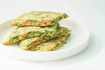 Spinach omelet