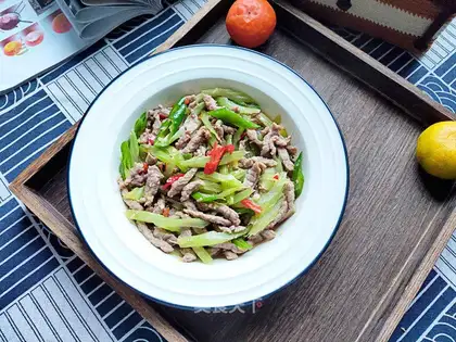 Homemade celery and beef