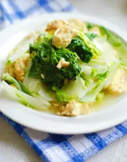 Scrambled goose eggs