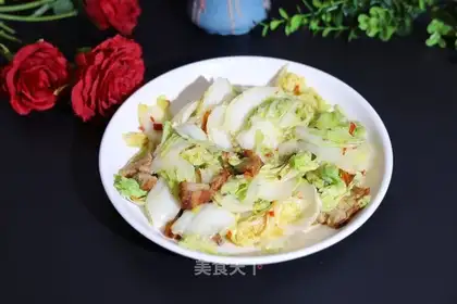 Five flowers and cabbage
