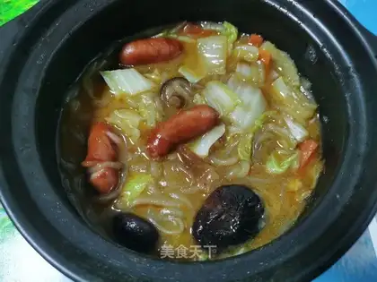 Shrimp cabbage